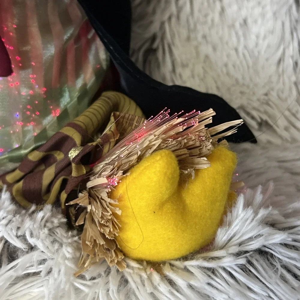 (2) Turkey Creative Design LTD Fiber Optic Sitting Tom Thanksgiving Decor Works